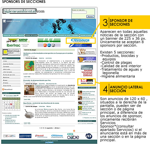sponsors secciones