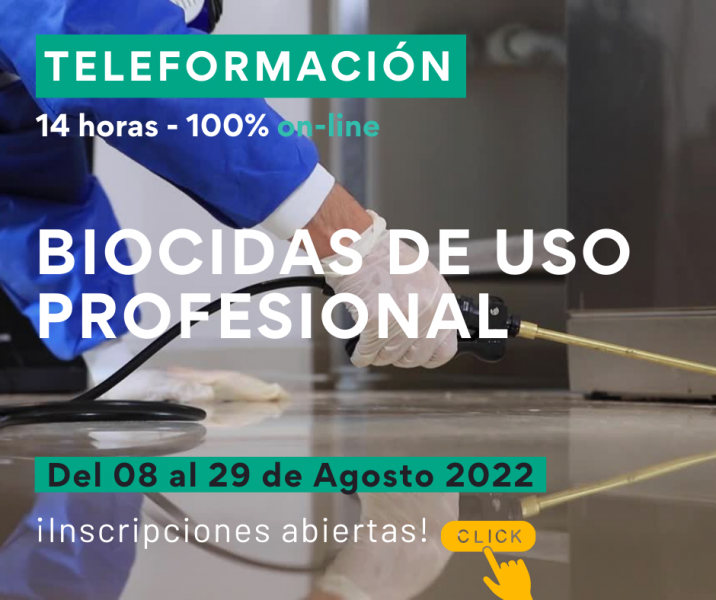 BIOCIDAS DE USO PROFESIONAL TELEFORMACIÓN