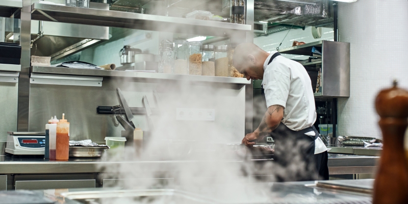 calidad del aire en cocinas comerciales