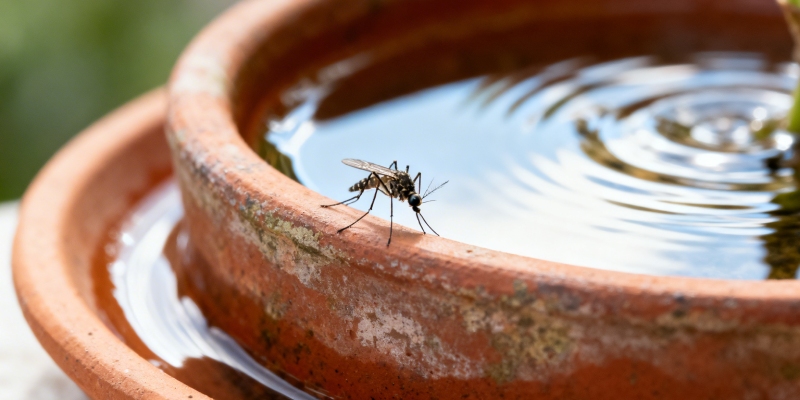 lugares de cria de mosquitos