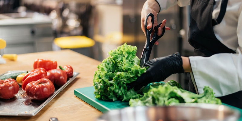 higiene de utensilios de cocinas comerciales