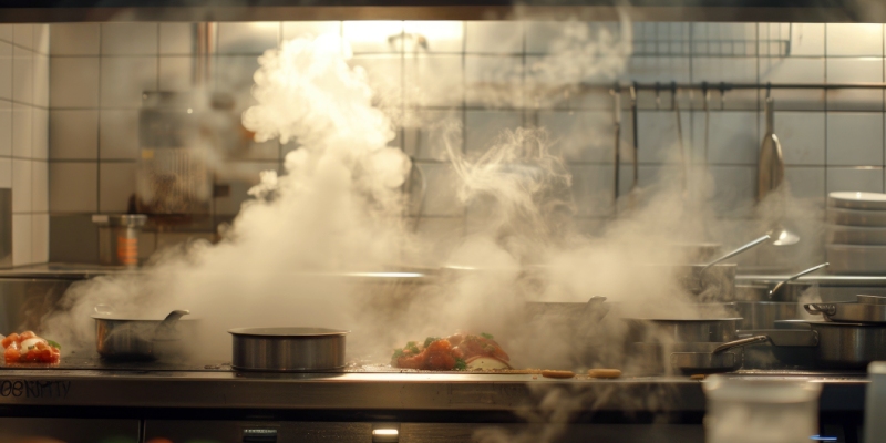 grasa en cocinas industriales