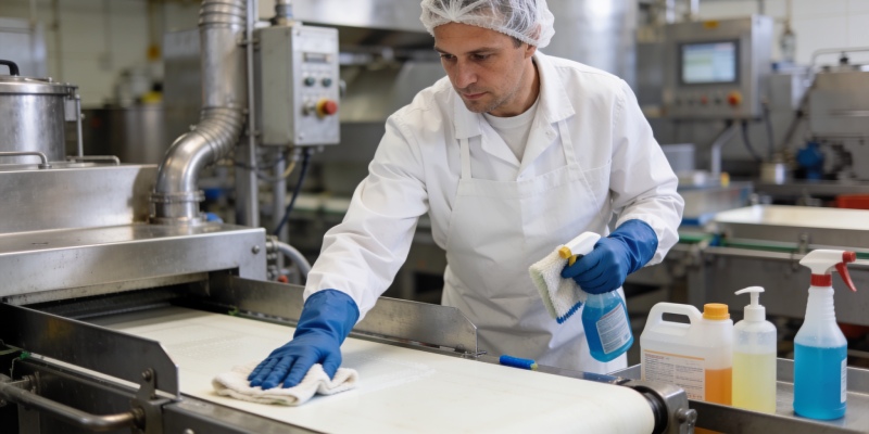 limpieza en la industria alimentaria