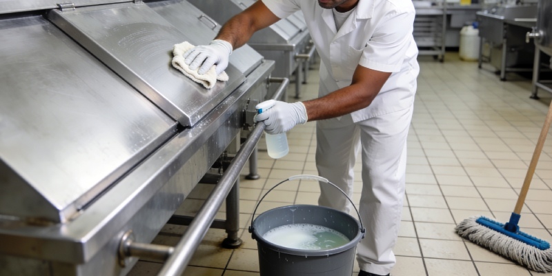 limpieza en la industria alimentaria